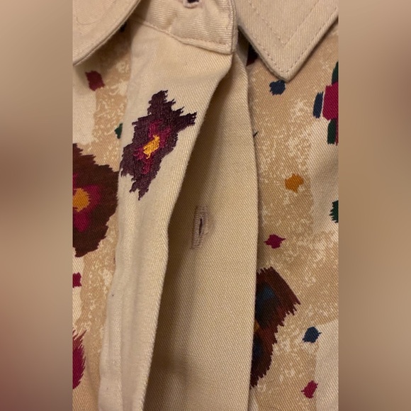 WESTERN WEAR WRANGLER Beige and Multicolor Patterned Button-Up Shirt - Picture 10 of 13